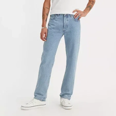 Levi 's Mens 501 Regular Fit Straight Leg Jean In Blue