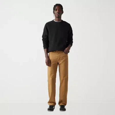 Levi 's Mens 505 Straight Leg Regular Fit Jean In Brown