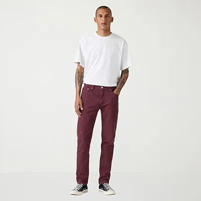 Levi 's Mens 511 Stretch Fabric Straight Leg Slim Fit Jean In Red