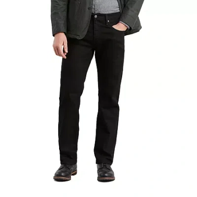 Levi 's Mens 559 Stretch Fabric Straight Leg Relaxed Fit Jean In Black