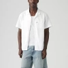 Levi 's Mens Classic Camper Short Sleeve Shirt In White