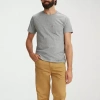 Levi 's Mens Classic Crew Neck Short Sleeve Pocket T-shirt In Gray
