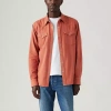 Levi 's Mens Classic Standard Fit Western Shirt In Red