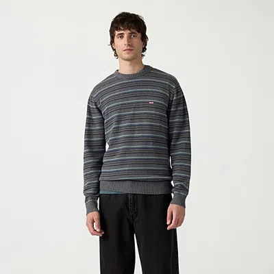 Levi 's Mens Crew Neck Long Sleeve Pullover Sweater In Brown