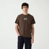 Levi 's Mens Crew Neck Short Sleeve Relaxed Fit Graphic T-shirt In Brown