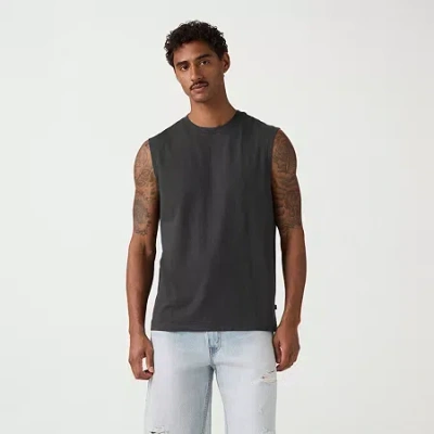 Levi 's Mens Crew Neck Sleeveless Muscle T-shirt In Gray