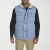 Levi 's Mens Denim Midweight Big And Tall Quilted Vest In Blue