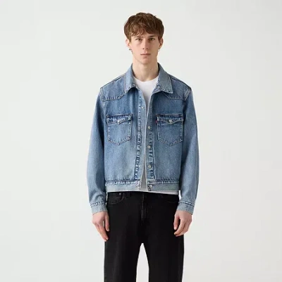 Levi 's Mens Denim Trucker Jacket In Blue