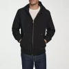 Levi 's Mens Hooded Lightweight Bomber Jacket In Black