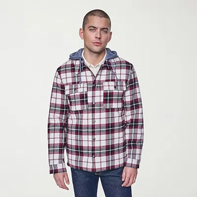 Levi 's Mens Hooded Midweight Shirt Jacket In Black