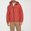 Levi 's Mens Hooded Water Resistant Midweight Raincoat In Red