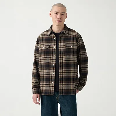 Levi 's Mens Long Sleeve Regular Fit Flannel Shirt In Multi
