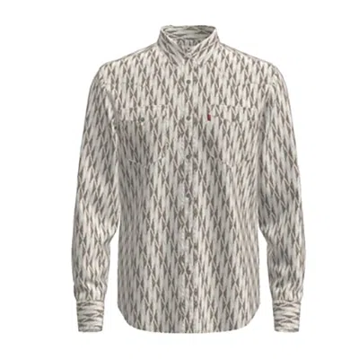 Levi 's Mens Long Sleeve Western Shirt In Brown