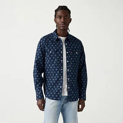 Levi 's Mens Long Sleeve Western Shirt In Nude
