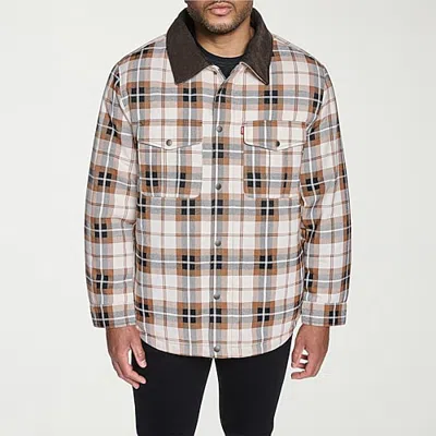 Levi 's Mens Midweight Big And Tall Shirt Jacket In Black