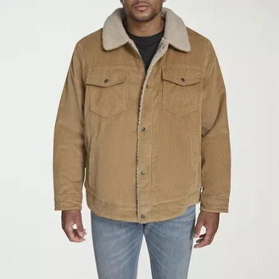 Levi 's Mens Midweight Big And Tall Trucker Jacket In Sand
