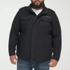 Levi 's Mens Midweight Big And Tall Utility Jacket In Black