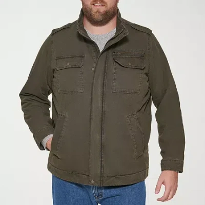 Levi 's Mens Midweight Big And Tall Utility Jacket In Green