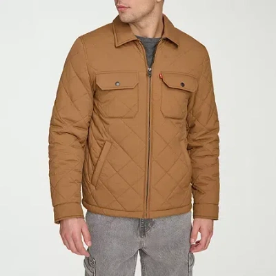Levi 's Mens Midweight Trucker Jacket In Brown