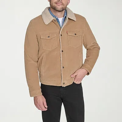 Levi 's Mens Midweight Trucker Jacket In Gold