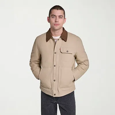 Levi 's Mens Midweight Work Jacket In Beige