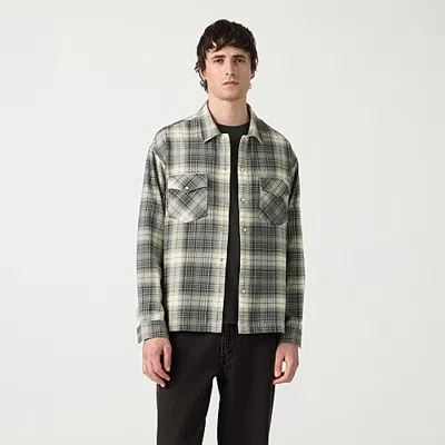 Levi 's Mens Round Neck Long Sleeve Regular Fit Button-down Shirt In Multi