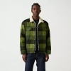Levi 's Mens Sherpa Trucker Jacket In Green