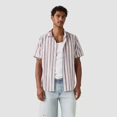 Levi 's Mens Short Sleeve Regular Fit Button-down Shirt In White