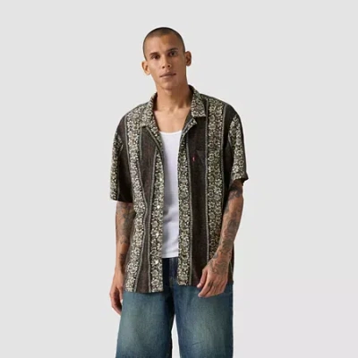 Levi 's Mens Short Sleeve Regular Fit Button-down Shirt In Gray