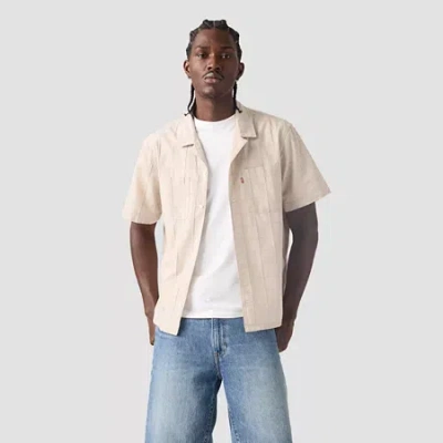 Levi 's Mens Short Sleeve Regular Fit Button-down Shirt In Neutral