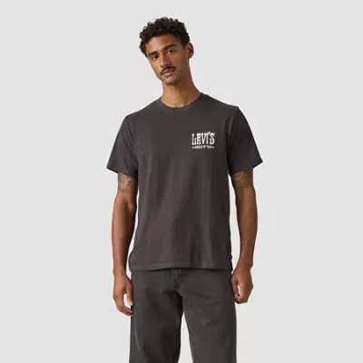 Levi 's Mens Short Sleeve Relaxed Fit T-shirt In Black