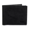 Levi 's Passcase With Embossed Logo Mens Slim Fold Wallet In Black