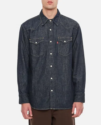 Levi's Barstow Western Denim Shirt In Red Cast Rinse