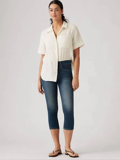 Levi's 311 Shaping Skinny Capri Women's Jeans 32 In Zealous Blue