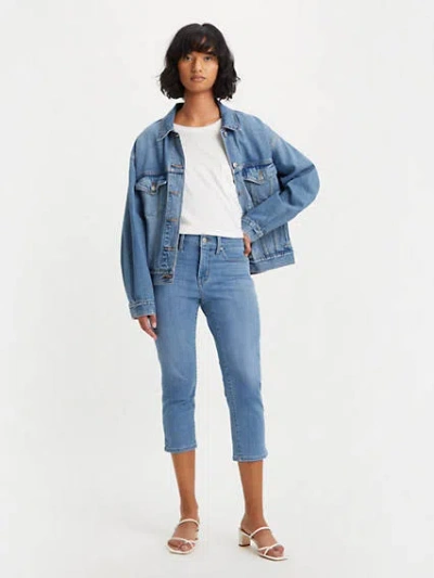 Levi's 311 Shaping Skinny Capri Jeans In Lapis Level