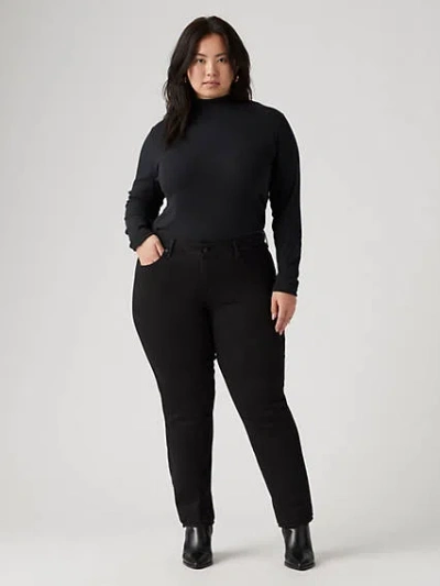 Levi's 311 Shaping Skinny Jeans (plus) In Soft Black