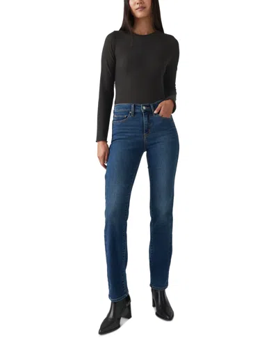 Levi's 314 Shaping Slimming Straight Leg Mid Rise Jeans In Alternate Reality