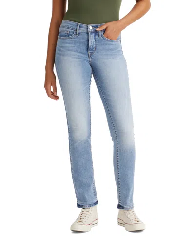 Levi's 314 Shaping Slimming Straight Leg Mid Rise Jeans In Twice The Time