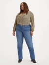 Levi's 314 Shaping Straight Fit Women's Jeans (plus Size) 26m In Lapis Gem Plus
