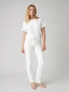 Levi's 314 Shaping Straight Jeans In Soft Clean White