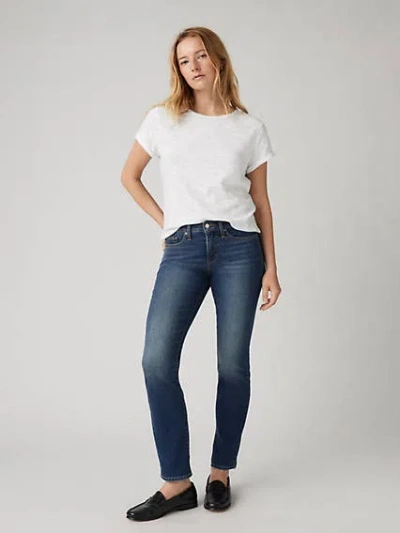 Levi's 314 Shaping Straight Women's Jeans 33x32 In Zealous Blue