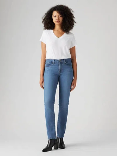 Levi's 314 Shaping Straight Jeans In Lapis Gem