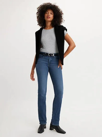 Levi's 314 Shaping Straight Women's Jeans 34x32 In Lapis Loft