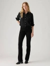 Levi's 315 Shaping Bootcut Jeans In Soft Black