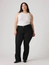 Levi's 315 Shaping Bootcut Jeans In Soft Black