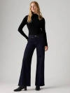 Levi's 318 Shaping Wide Leg Jeans In Darkest Sky