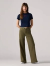 Levi's 318 Shaping Wide Leg Women's Jeans 31x34 In Ivy Green