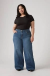 Levi's 318 Shaping Wide Leg Jeans (plus Size) In Blue