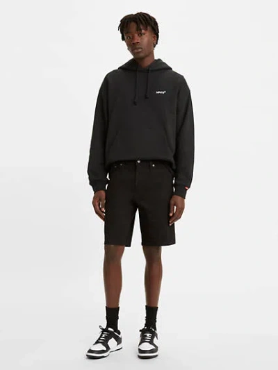 Levi's 405 Standard Shorts In Black Rinse