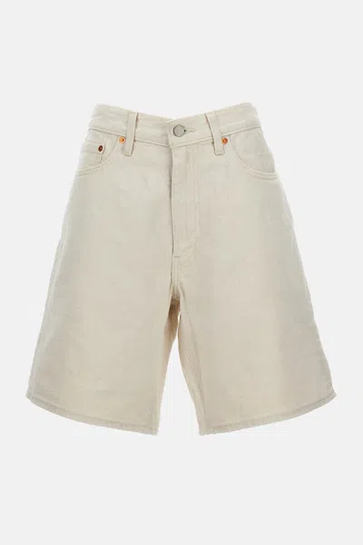 Levi's 468 Loose Shorts In White